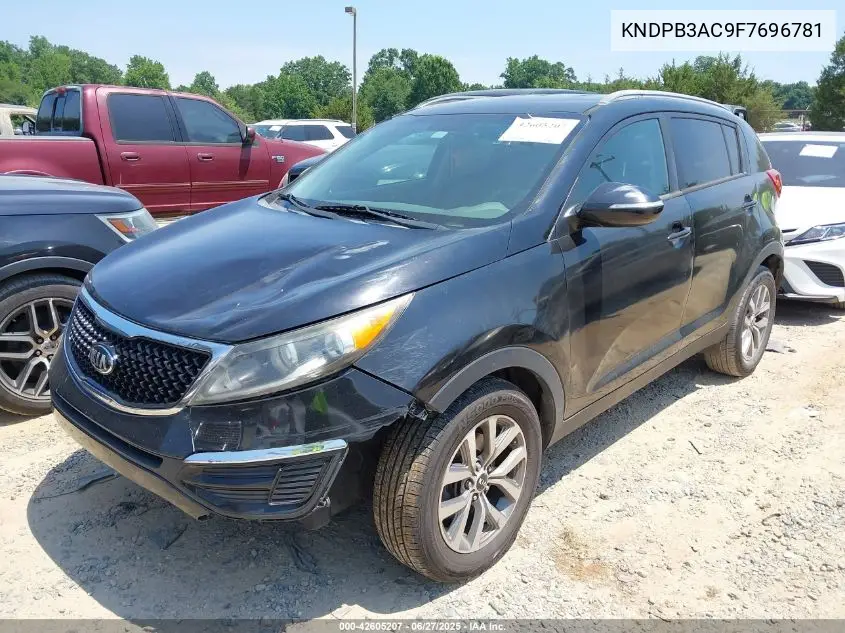 2015 Kia Sportage Lx VIN: KNDPB3AC9F7696781 Lot: 42605207