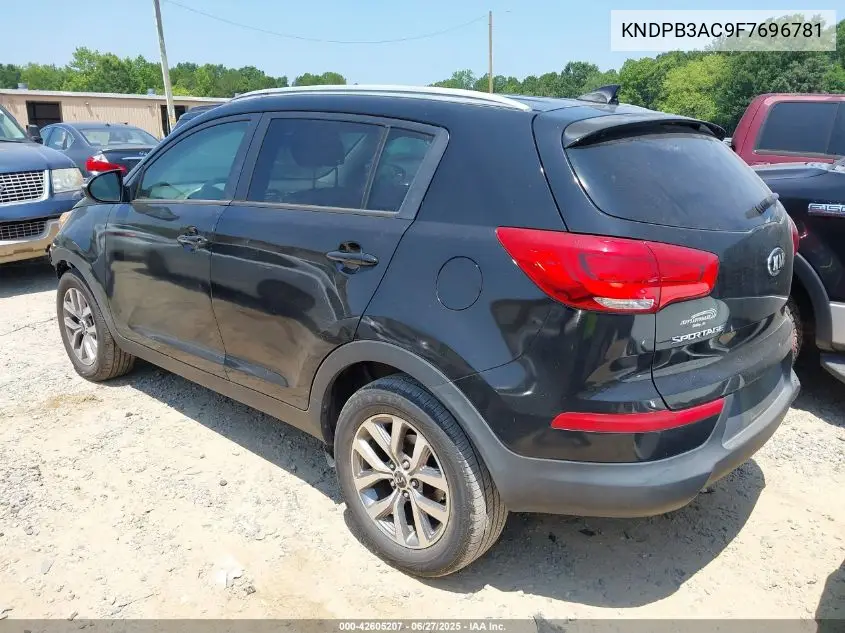 2015 Kia Sportage Lx VIN: KNDPB3AC9F7696781 Lot: 42605207