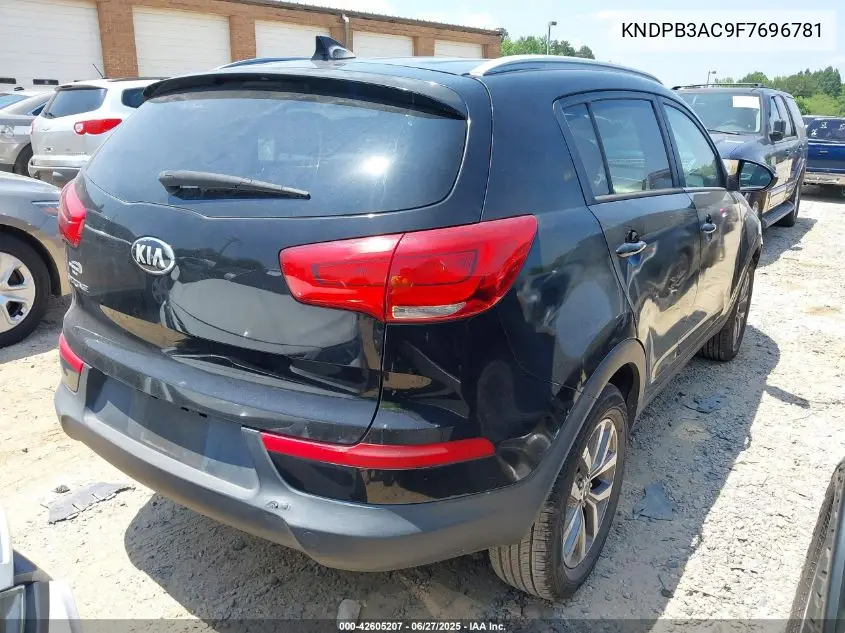 2015 Kia Sportage Lx VIN: KNDPB3AC9F7696781 Lot: 42605207