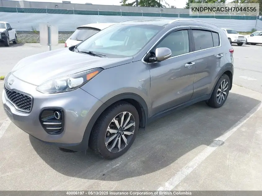 2017 Kia Sportage Ex VIN: KNDPNCAC5H7044556 Lot: 40006197