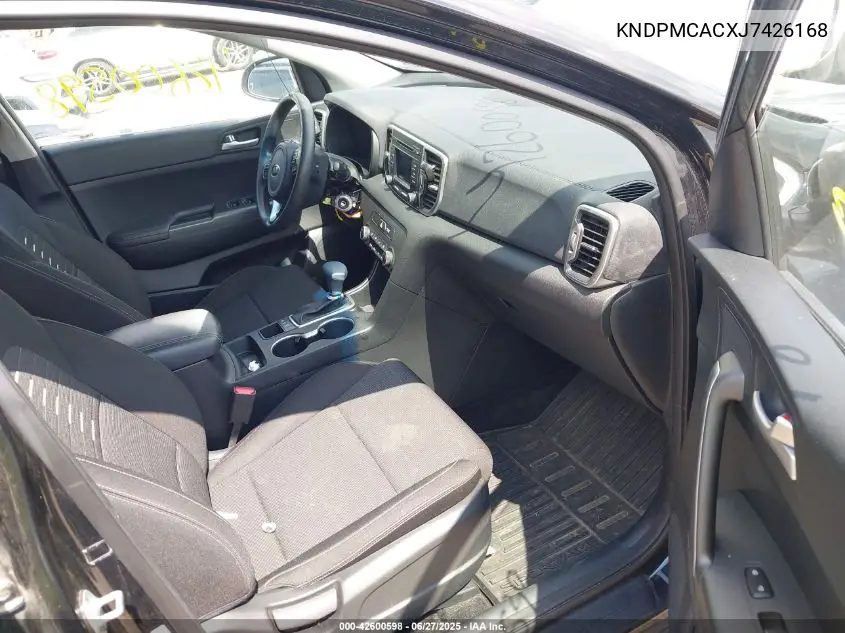 2018 Kia Sportage Lx VIN: KNDPMCACXJ7426168 Lot: 42600598