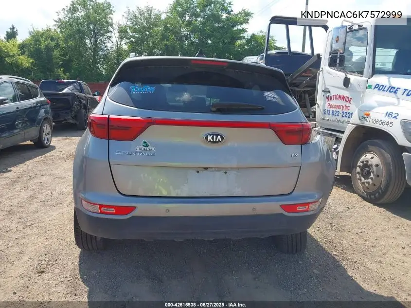 2019 Kia Sportage Ex VIN: KNDPNCAC6K7572999 Lot: 42615538