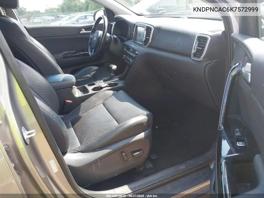 2019 Kia Sportage Ex VIN: KNDPNCAC6K7572999 Lot: 42615538