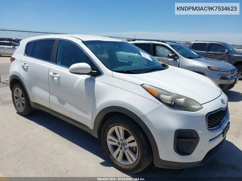 2019 Kia Sportage Lx VIN: KNDPM3AC9K7534623 Lot: 42817878