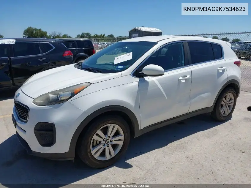 2019 Kia Sportage Lx VIN: KNDPM3AC9K7534623 Lot: 42817878