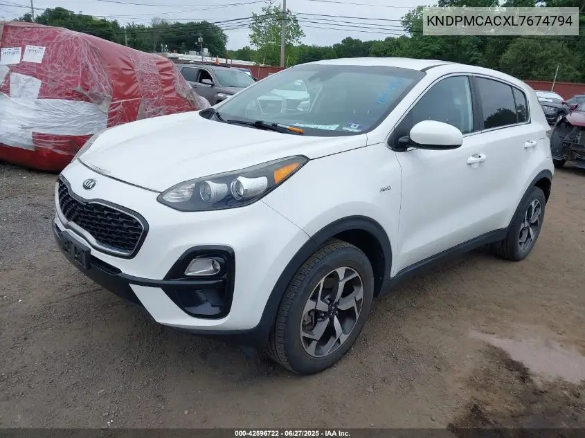 2020 Kia Sportage Lx VIN: KNDPMCACXL7674794 Lot: 42596722