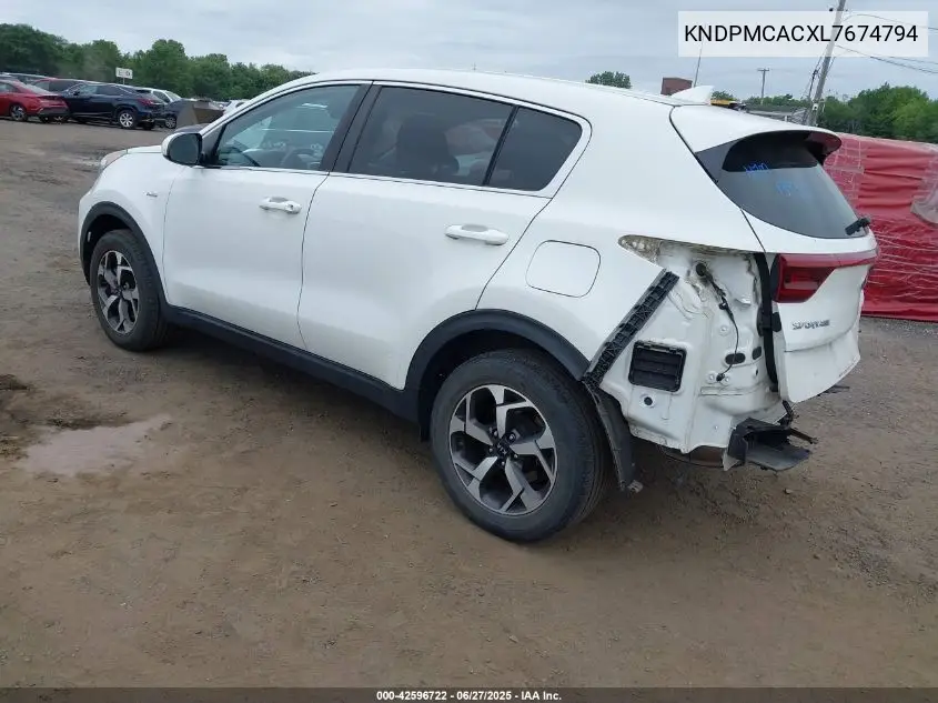 2020 Kia Sportage Lx VIN: KNDPMCACXL7674794 Lot: 42596722