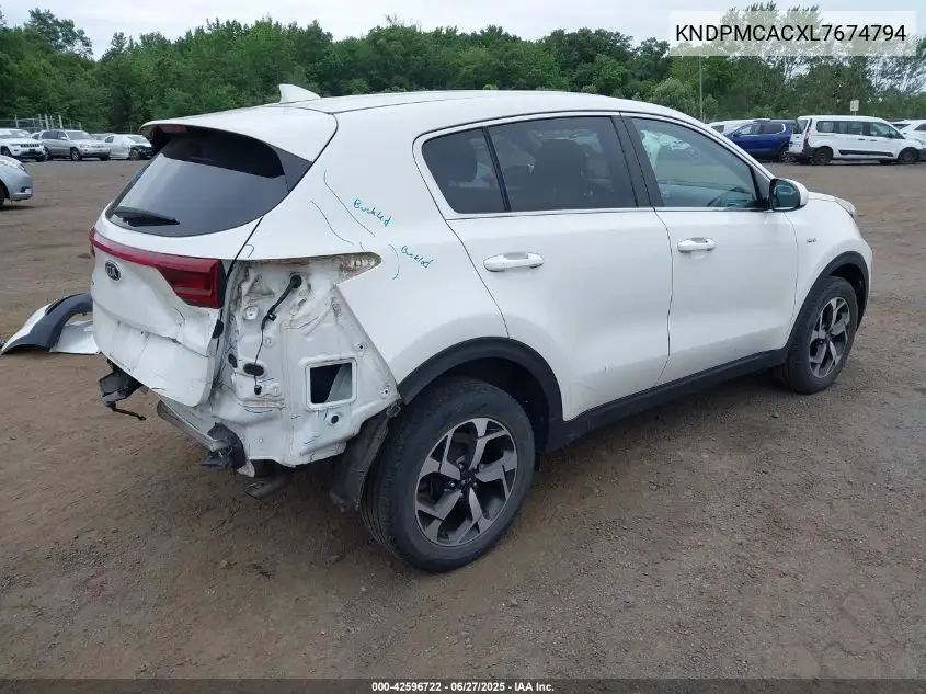 2020 Kia Sportage Lx VIN: KNDPMCACXL7674794 Lot: 42596722