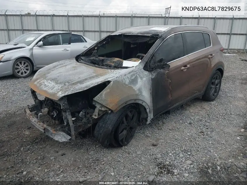 2020 Kia Sportage S VIN: KNDP63AC8L7829675 Lot: 42815401