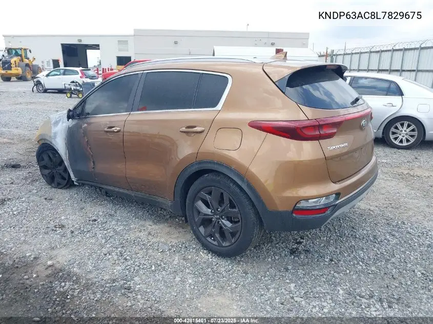 2020 Kia Sportage S VIN: KNDP63AC8L7829675 Lot: 42815401
