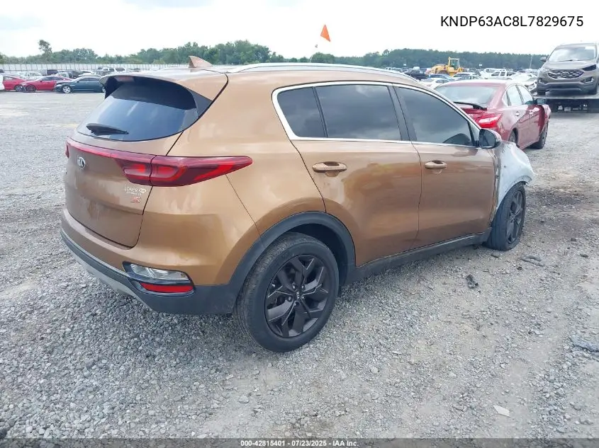 2020 Kia Sportage S VIN: KNDP63AC8L7829675 Lot: 42815401