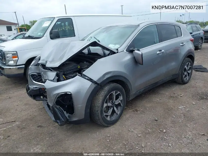 2022 Kia Sportage Lx VIN: KNDPM3AC7N7007281 Lot: 42261098