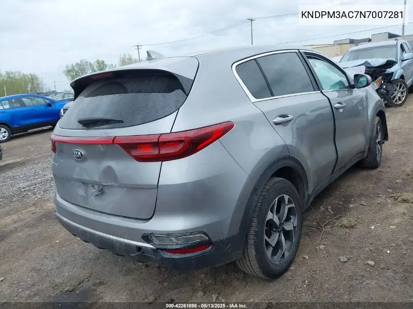2022 Kia Sportage Lx VIN: KNDPM3AC7N7007281 Lot: 42261098