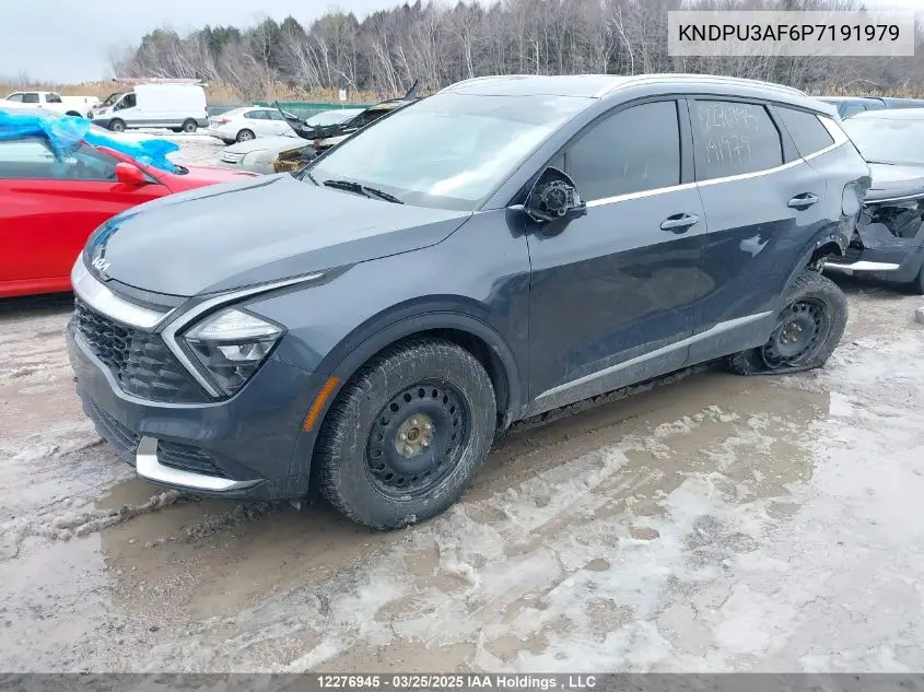 2023 Kia Sportage Lx VIN: KNDPU3AF6P7191979 Lot: 12276945