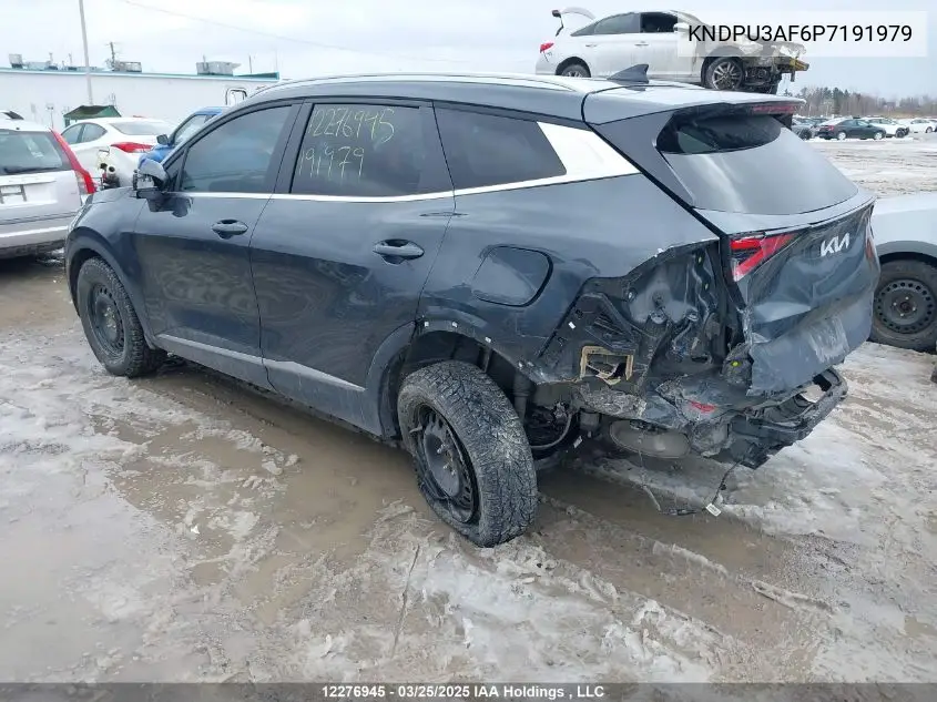 2023 Kia Sportage Lx VIN: KNDPU3AF6P7191979 Lot: 12276945