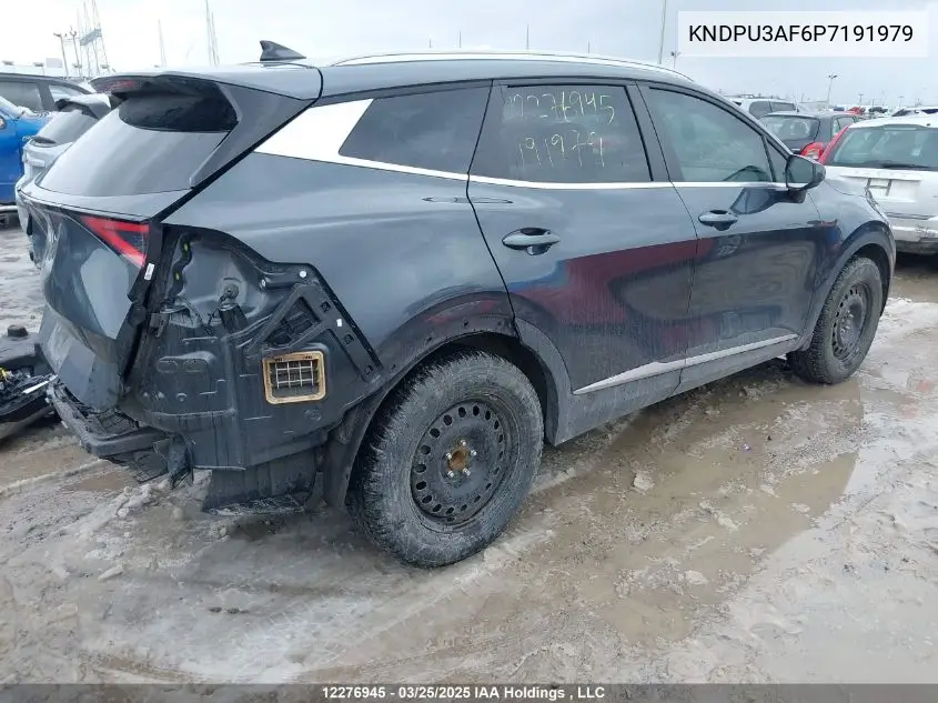 2023 Kia Sportage Lx VIN: KNDPU3AF6P7191979 Lot: 12276945
