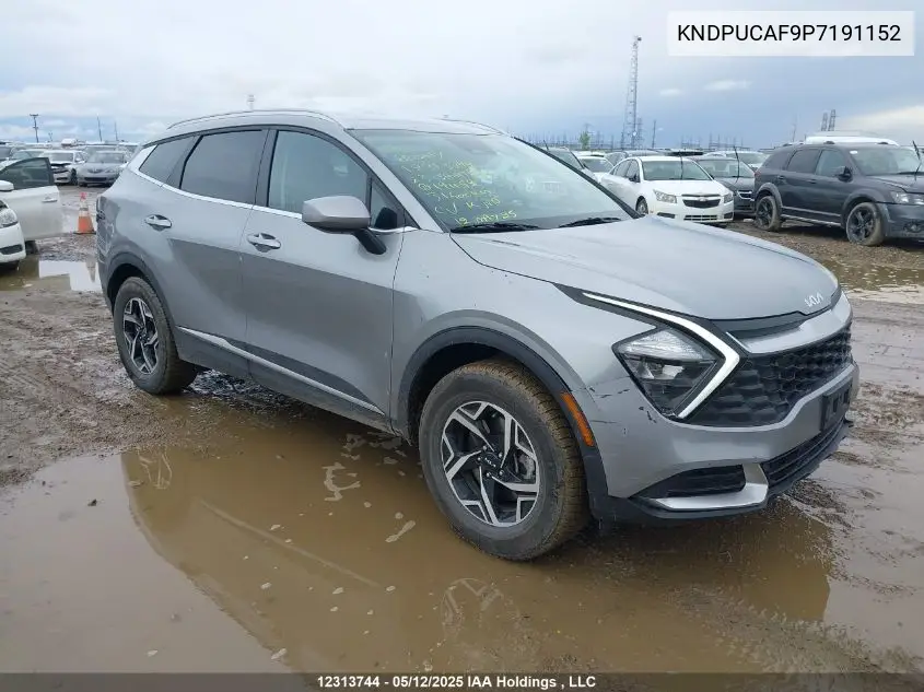 2023 Kia Sportage Lx VIN: KNDPUCAF9P7191152 Lot: 12313744