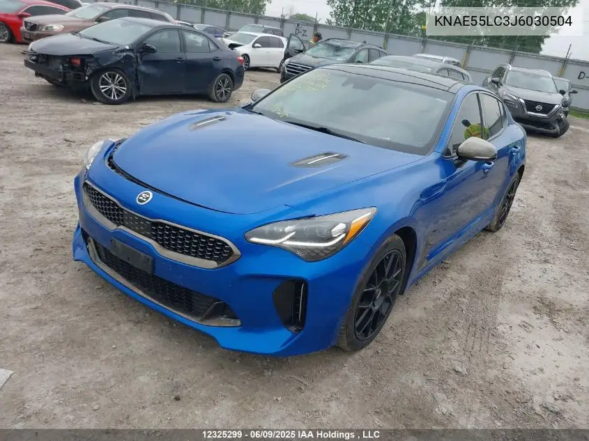 2018 Kia Stinger Gt Limited VIN: KNAE55LC3J6030504 Lot: 12325299