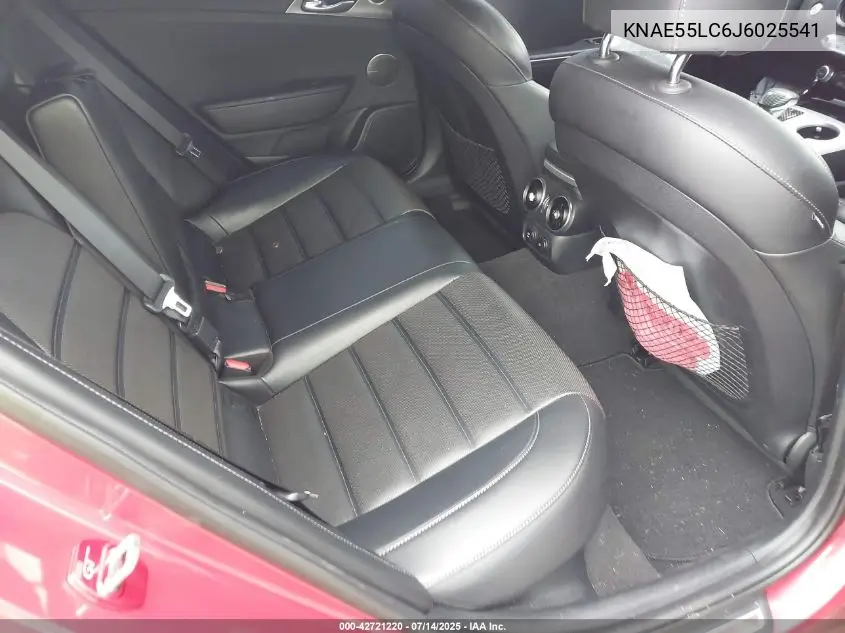 2018 Kia Stinger Gt2 VIN: KNAE55LC6J6025541 Lot: 42721220