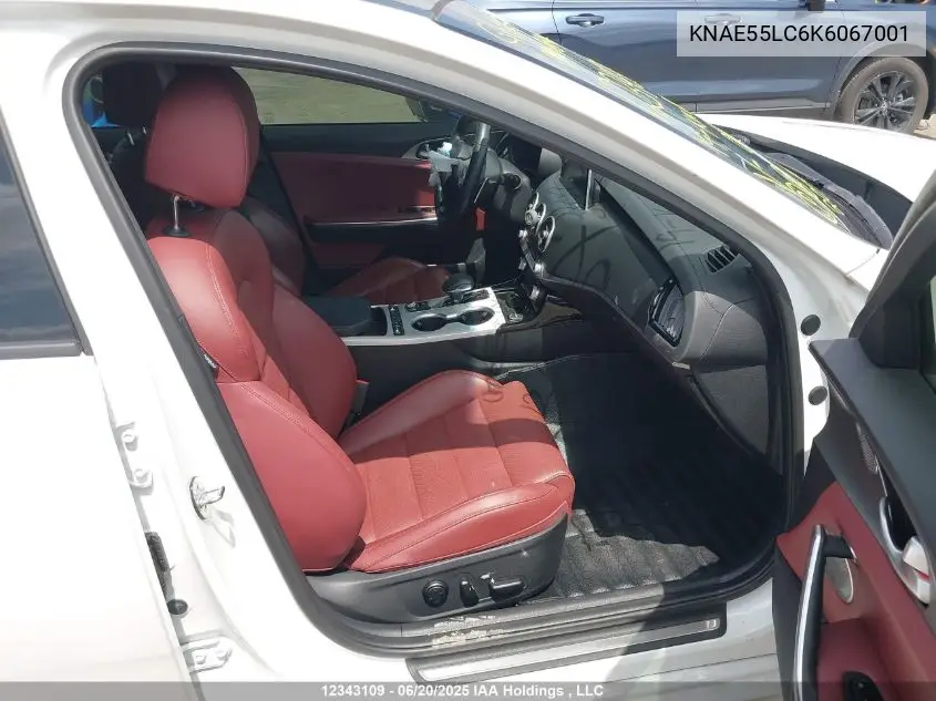 2019 Kia Stinger 20Th Anniversary Edition/Gt Limited VIN: KNAE55LC6K6067001 Lot: 12343109