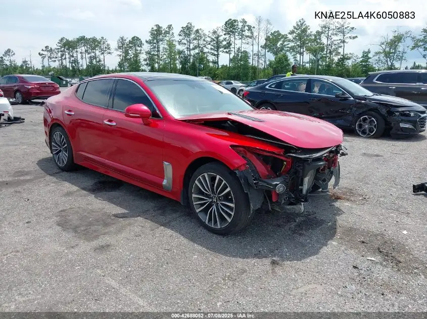2019 Kia Stinger Premium VIN: KNAE25LA4K6050883 Lot: 42688052