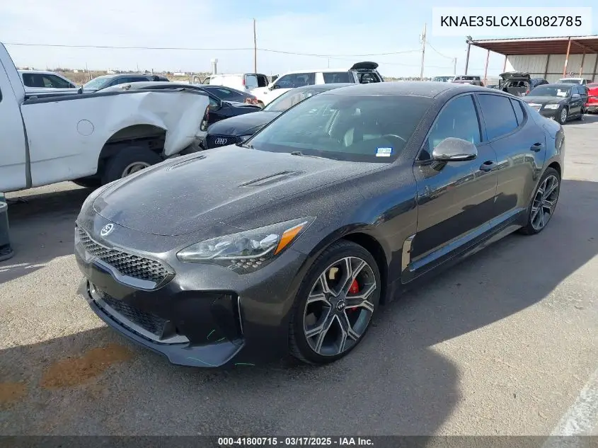 2020 Kia Stinger Gt VIN: KNAE35LCXL6082785 Lot: 41800715