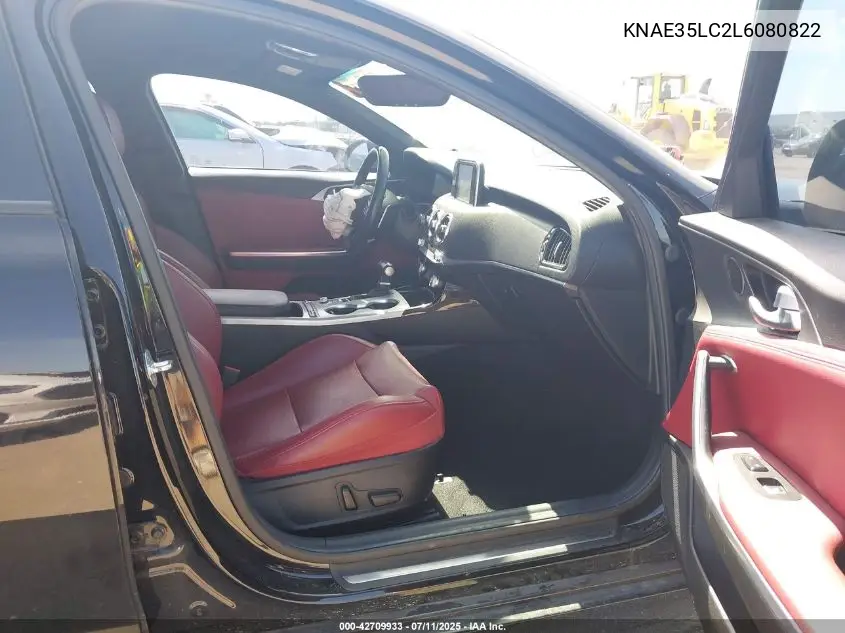 2020 Kia Stinger Gt VIN: KNAE35LC2L6080822 Lot: 42709933