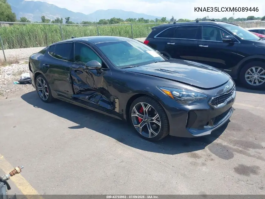 2021 Kia Stinger Gt VIN: KNAE35LCXM6089446 Lot: 42703953