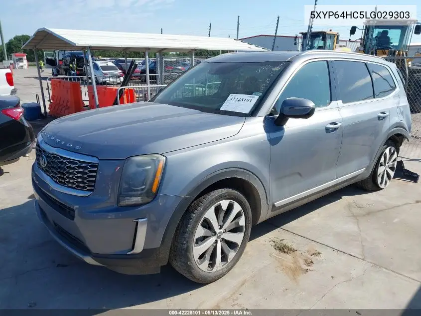 2020 Kia Telluride S VIN: 5XYP64HC5LG029303 Lot: 42228101