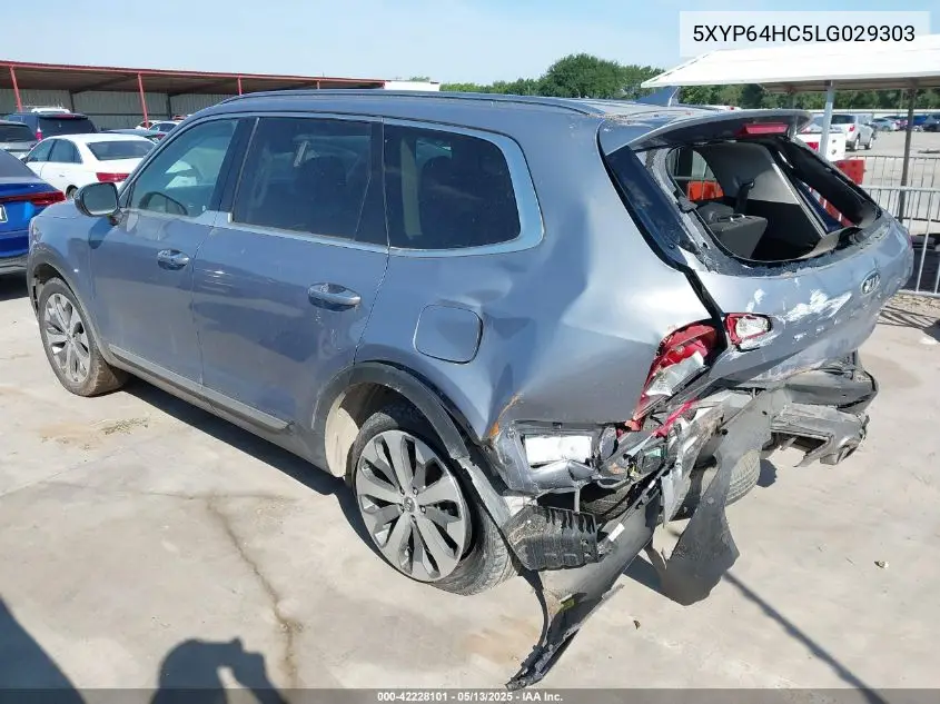 2020 Kia Telluride S VIN: 5XYP64HC5LG029303 Lot: 42228101