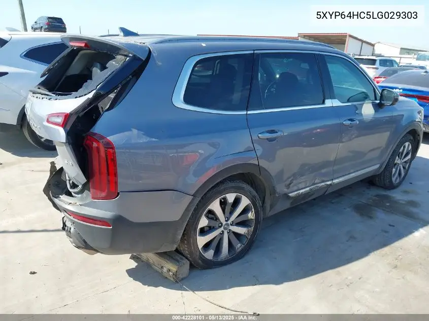2020 Kia Telluride S VIN: 5XYP64HC5LG029303 Lot: 42228101