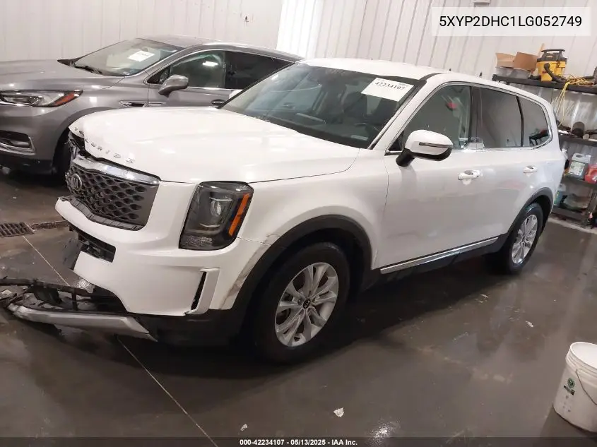 2020 Kia Telluride Lx VIN: 5XYP2DHC1LG052749 Lot: 42234107