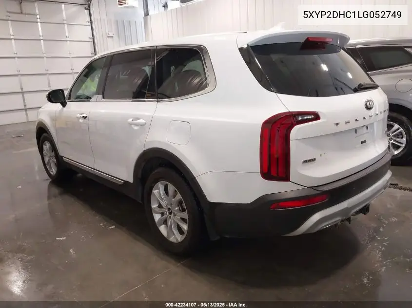 2020 Kia Telluride Lx VIN: 5XYP2DHC1LG052749 Lot: 42234107