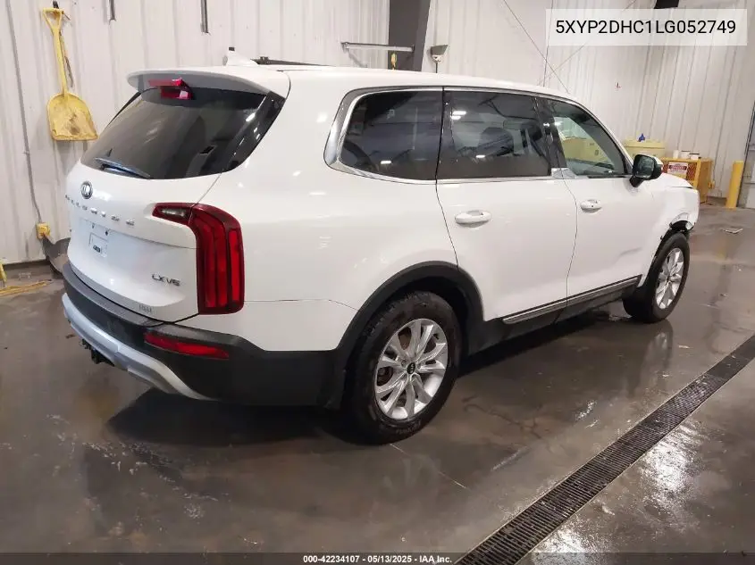 2020 Kia Telluride Lx VIN: 5XYP2DHC1LG052749 Lot: 42234107