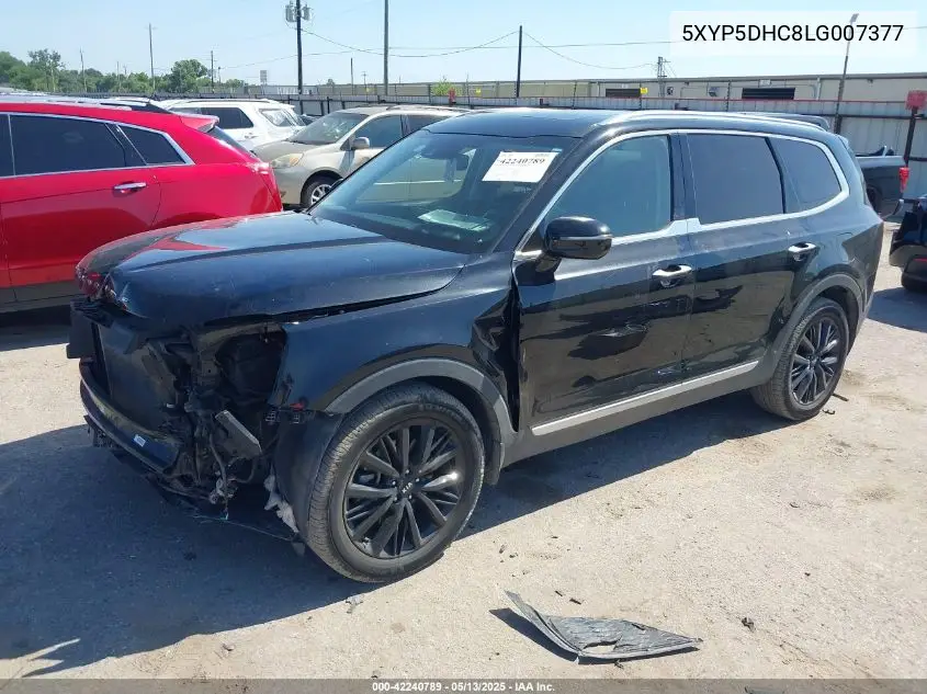 2020 Kia Telluride Sx VIN: 5XYP5DHC8LG007377 Lot: 42240789
