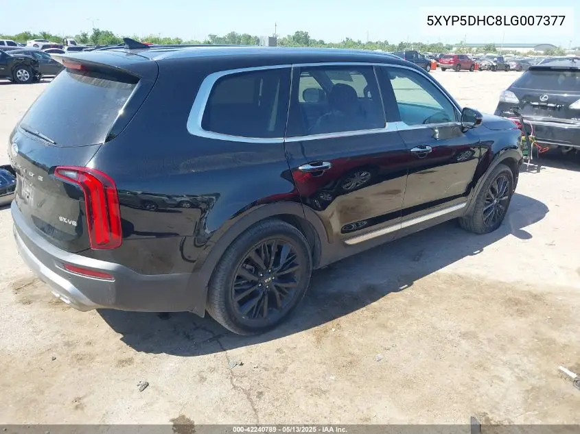2020 Kia Telluride Sx VIN: 5XYP5DHC8LG007377 Lot: 42240789