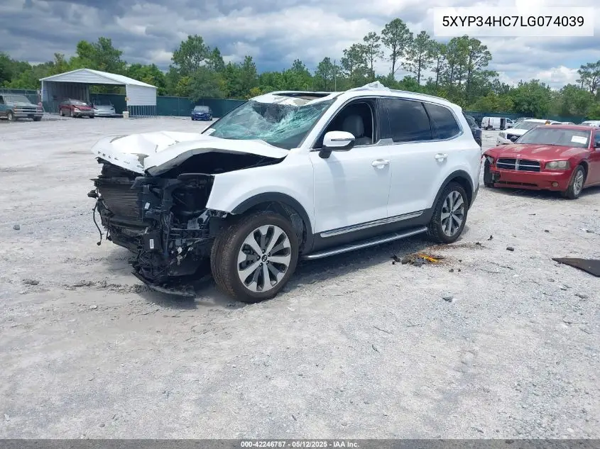 5xyp34hc7lg074039 5XYP34HC7LG074039 2020 Kia Telluride Ex