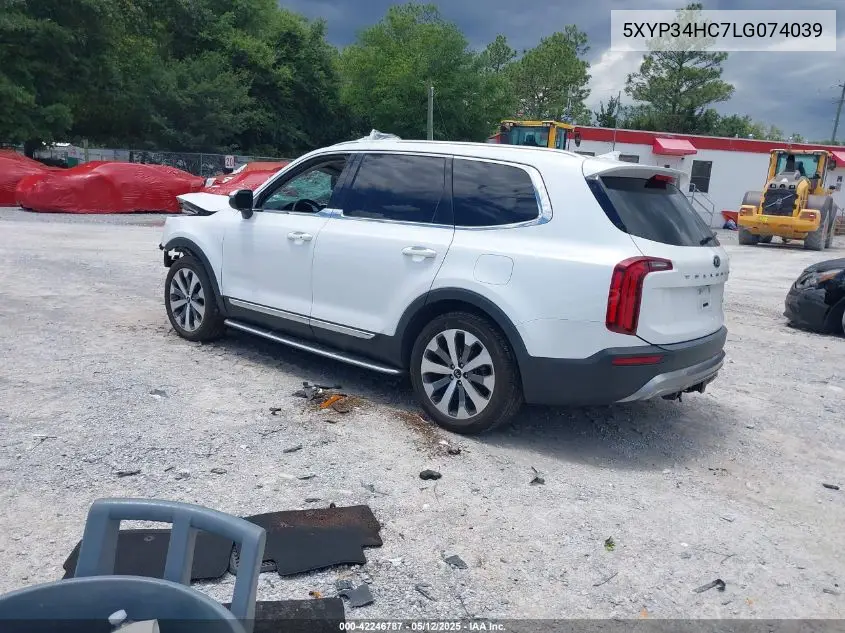 5xyp34hc7lg074039 5XYP34HC7LG074039 2020 Kia Telluride Ex