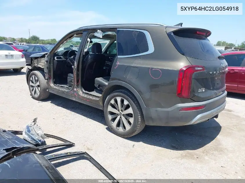 2020 Kia Telluride S VIN: 5XYP64HC2LG054918 Lot: 42249176