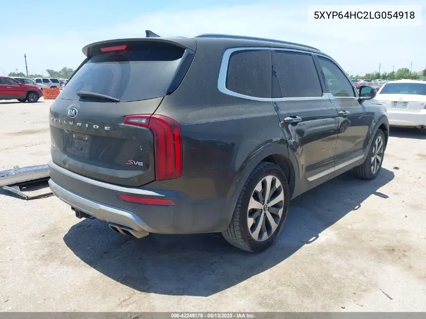 2020 Kia Telluride S VIN: 5XYP64HC2LG054918 Lot: 42249176