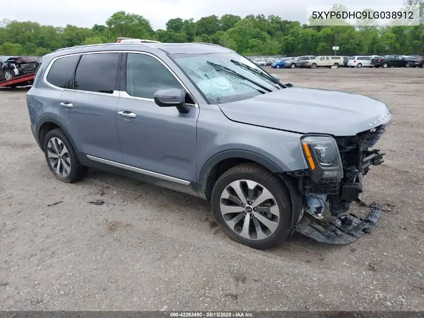 2020 Kia Telluride S VIN: 5XYP6DHC9LG038912 Lot: 42263490