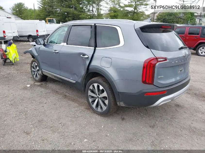 2020 Kia Telluride S VIN: 5XYP6DHC9LG038912 Lot: 42263490