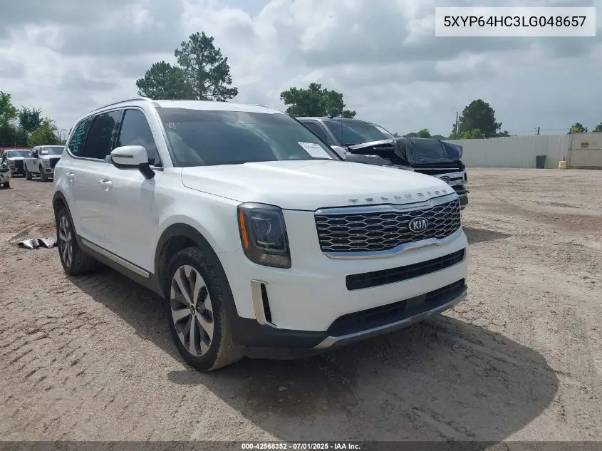 2020 Kia Telluride S VIN: 5XYP64HC3LG048657 Lot: 42568352