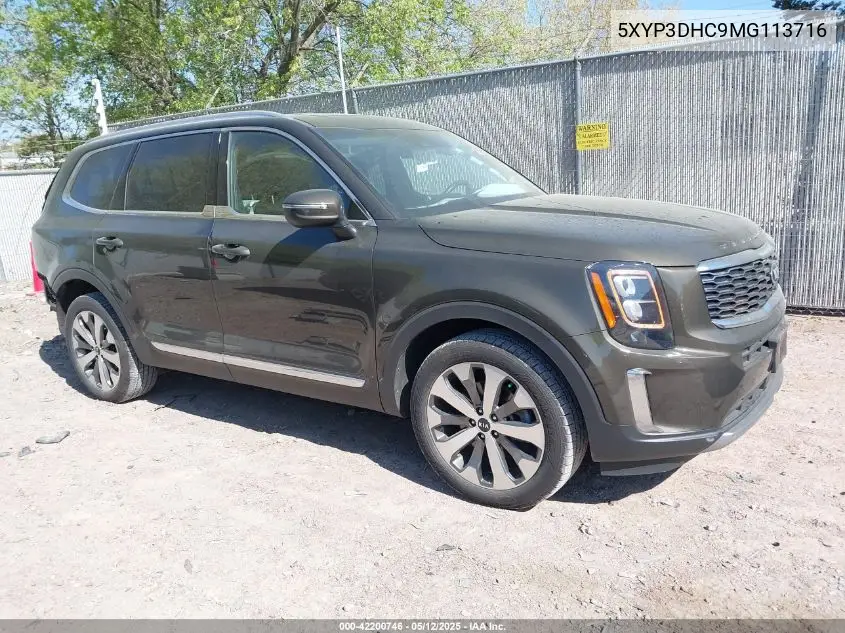 2021 Kia Telluride Ex VIN: 5XYP3DHC9MG113716 Lot: 42200746