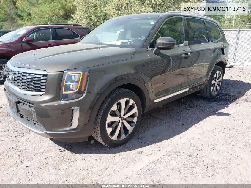 2021 Kia Telluride Ex VIN: 5XYP3DHC9MG113716 Lot: 42200746