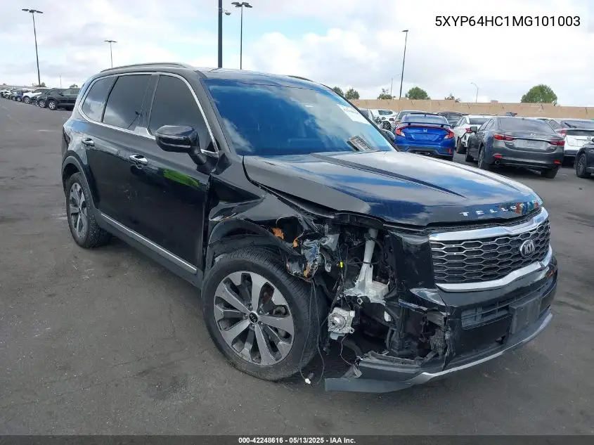 2021 Kia Telluride S VIN: 5XYP64HC1MG101003 Lot: 42248616