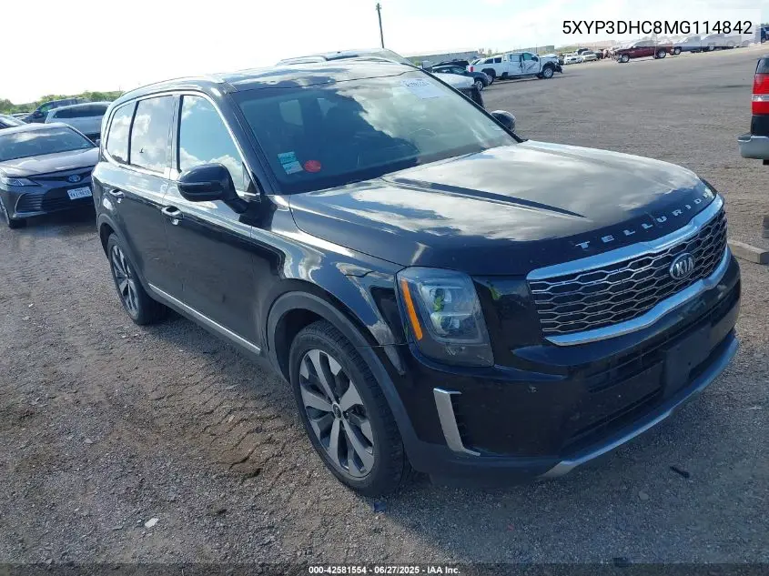 2021 Kia Telluride Ex VIN: 5XYP3DHC8MG114842 Lot: 42581554