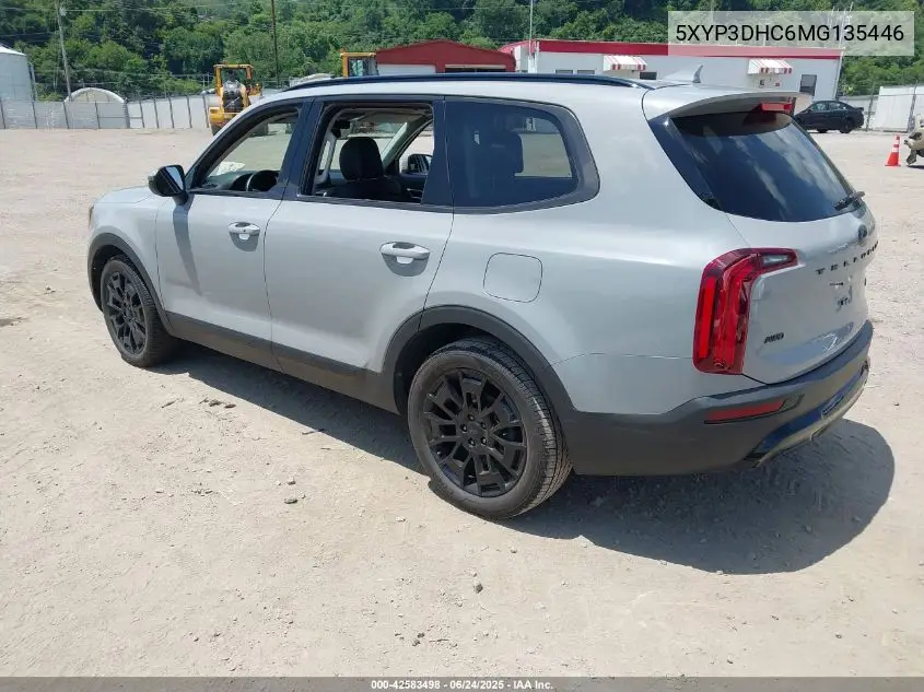 2021 Kia Telluride Ex VIN: 5XYP3DHC6MG135446 Lot: 42583498