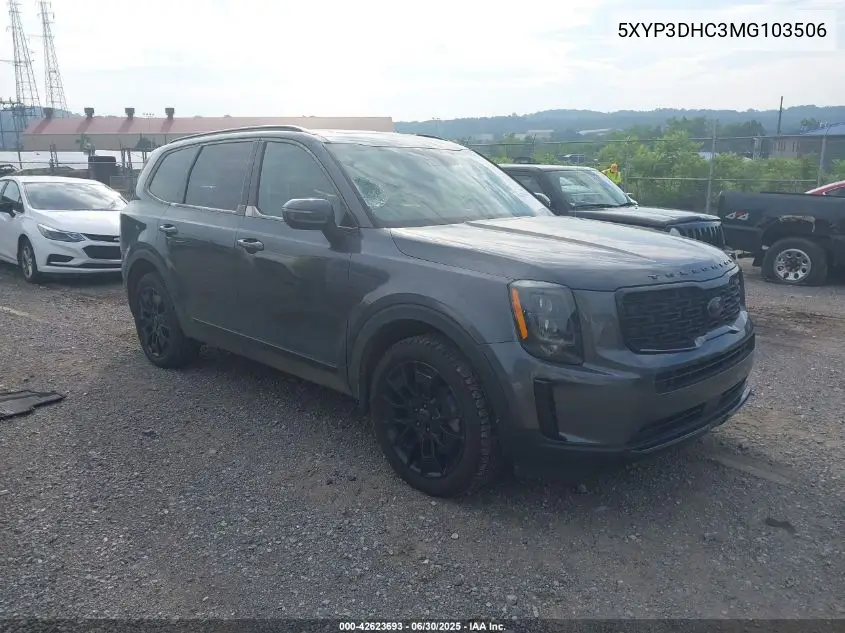 2021 Kia Telluride Ex VIN: 5XYP3DHC3MG103506 Lot: 42623693