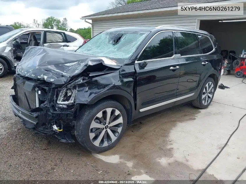 2022 Kia Telluride S VIN: 5XYP64HC6NG261279 Lot: 42240640